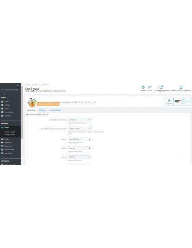 Modulo PrestaShop LibertyCommerce